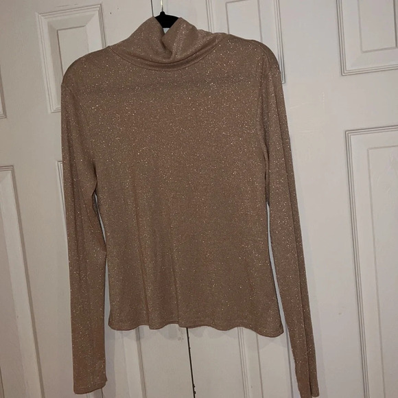 Project Runway  glitter long sleeve turtleneck holiday sweater - Picture 9 of 10